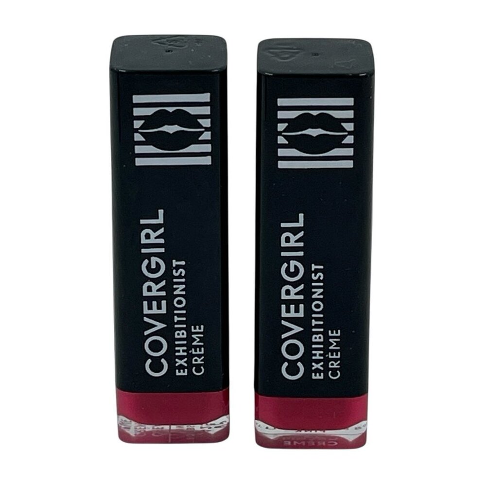 Covergirl Exhibitionist Cream Lipstick Bombshell Pink 425 Lot of 2 New Sealed